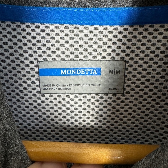 Mondetta Men's 1/4 Zip Long Sleeve Performance Pullover Gray Large Activewear‎ - Picture 3 of 11